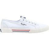 PEPE JEANS - Brady Basic - Sneakers - Wit - Katoen