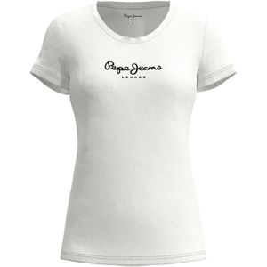 Pepe Jeans New Virginia Ss N T-shirt Wit M Vrouw