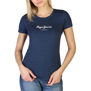 Pepe Jeans New Virginia Ss N T-shirt Blauw M Vrouw