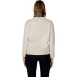 Pepe Jeans - Gebreide Truien - Wit - V-hals - Lange Mouwen