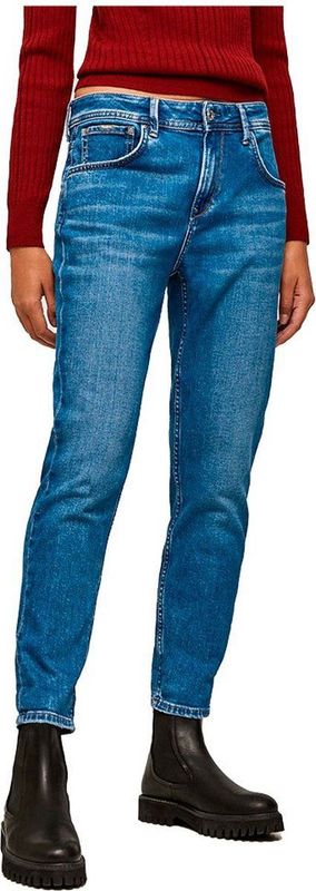 Pepe Jeans - PL204176VS3 - Jeans - Paarsblauw - Katoen - Denim - Duurzaam