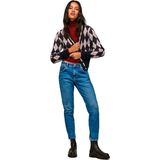 Pepe Jeans - Hoog Getailleerde Straight-Leg Jeans - Blauw - Denim