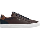 PEPE JEANS - Kenton Court - Sneakers - Marineblauw - Polyurethaan