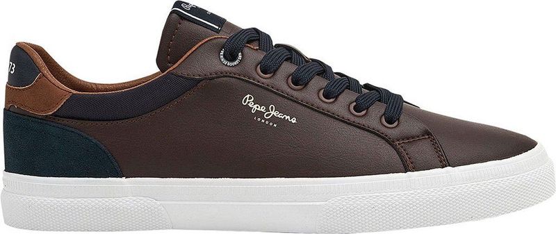 PEPE JEANS - Kenton Court - Sneakers - Marineblauw - Polyurethaan