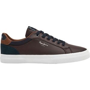 Pepe Jeans - Kenton Court - Sneakers - Kastanje - Polyurethaan