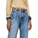 PEPE JEANS Avery Chino Broek - Dames - Denim - 84% Katoen, 15% Polyester, 1% Elastaan