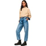 PEPE JEANS Avery Chino Broek - Dames - Denim - 84% Katoen, 15% Polyester, 1% Elastaan