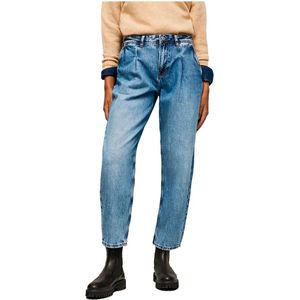 PEPE JEANS Avery Chino Broek - Dames - Denim - 84% Katoen, 15% Polyester, 1% Elastaan
