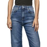 Pepe Jeans Pl204162wi5-000 Lexa Sky Hoogzittende Jeans Wit 25 / 28 Vrouw