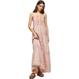 Pepe Jeans - Flores - Jerseyjurk - Oranje - Katoen