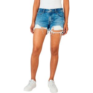 PEPE JEANS Thrasher 1/4 VT2 Korte Spijkerbroek - Dames - Denim