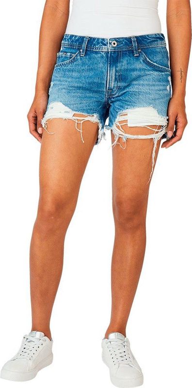 PEPE JEANS Thrasher 1/4 VT2 Korte Spijkerbroek - Dames - Denim