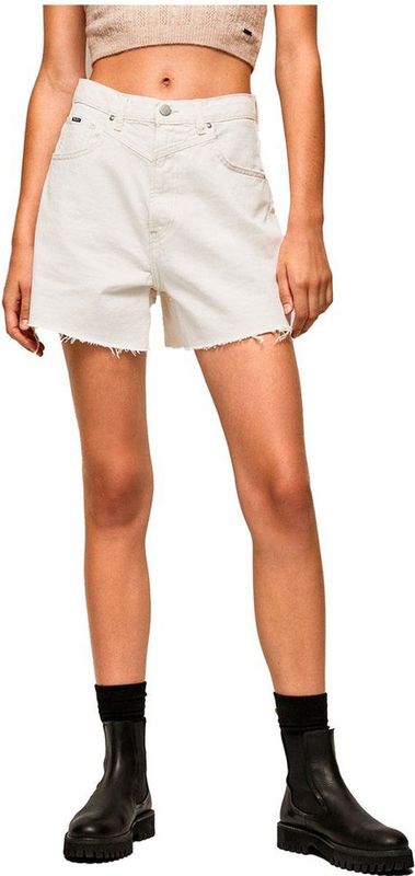 Pepe Jeans - Rachel Korte Jeans - Blauw - 100% Katoen