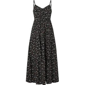 Pepe Jeans - PL953300 - Midi-jurk - Zwart - Casual - Viscose - Mouwloos / Spaghettibandjes