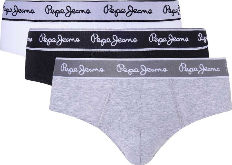 Pepe Jeans - Pepe Slips - 3 Eenheden - Herenonderbroeken - Zacht Katoen