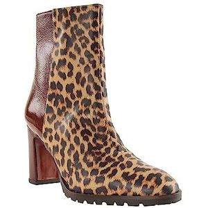 Chie Mihara EIRI39 Fashion Boot voor dames, zwart, bruin, zand, bordeaux, 39 EU, Black Brown Sand Burgundy, 39 EU