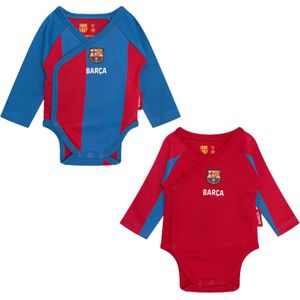 FC Barcelona - Romper - Blauw en Rood - 2-pack