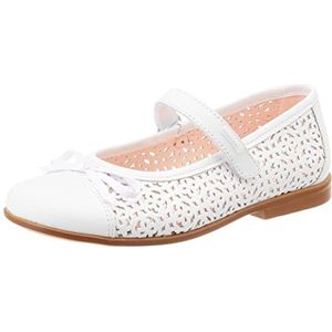 Pablosky 350.000, Mary Jane Flat, wit, 25 EU, Regulable, 25 EU