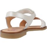 Pablosky - Mary 437758 - Sandalen - Beige - Natuurlijk Leer - Klittenbandsluiting