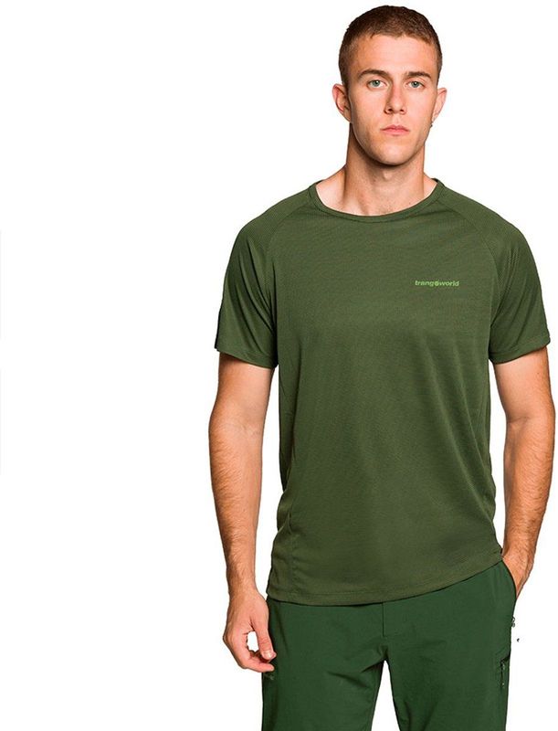 Trangoworld - Couvet - T-shirt - Groen - Korte Mouwen