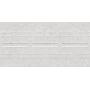 Cifre Ceramica Munich wandtegel - 30x60cm - gerectificeerd - Natuursteen look - White mat (wit) SW07314226-9