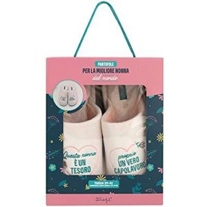 Mr. Wonderful, Slippers T 39-41 Deze oma is een schat, alleen een echt meesterwerk, meerkleurig