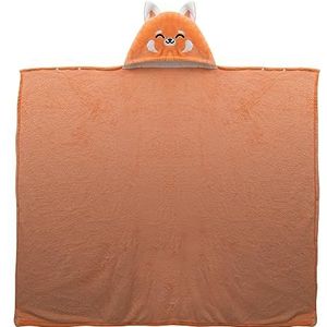 Mr.Wonderful – deken met capuchon – rode panda x, Meerkleurig, Eén maat
