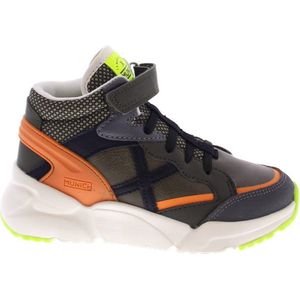 Munich - Mini Track Boot - Hoge Sneakers - Groen - Mesh Textiel