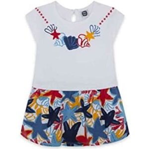 Tuc Tuc Red Submarine jurk, wit, 18 m