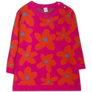 Tuc Tuc Tricot jurk voor meisjes, roze, collectie Treking Time, Roze, 9 Maanden