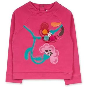 Tuc Tuc Sweatshirt van pluche, voor meisjes, fuchsia, collectie Besties, Fuchsia, 9 Maanden