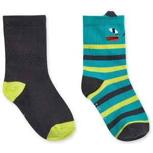 Tuc Tuc Cattitude-collectie 2-delige set kindersokken groen, Groen, 18 meses