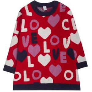 Tuc Tuc Road to Adventure collectie Road to Adventure meisjes tricot jurk rood, Rood, 12 Maanden