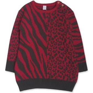Tuc Tuc My Troop tricot-jurk voor meisjes, kleur: granaatrood, Granaat, 9 Maanden