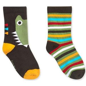 Tuc Tuc Set van 2 sokken voor jongens, groen, collectie My Troop, Groen, 18 meses