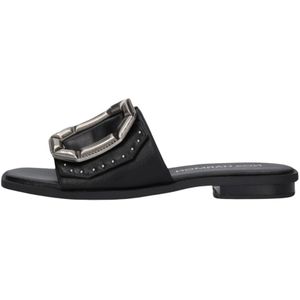 Noa Harmon - 9736-06 Maria - Slippers - Zwart - Kunststof