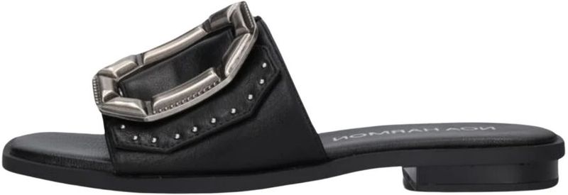 Noa Harmon - 9736-06 Maria - Slippers - Zwart - Kunststof