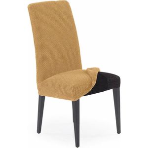 SOFASKINS® Eetkamerstoelhoezen, set van 2, super elastisch, exclusief design, ademend en duurzaam, voor stoel met rugleuning, eenvoudig aan te brengen, maat 40-60 cm, geel