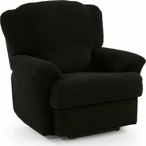 SOFASKINS® Bankhoes voor relaxstoel, super elastisch, bankovertrek met exclusief design, ademend en duurzaam, eenvoudig aan te brengen, maat 70-90 cm, zwart