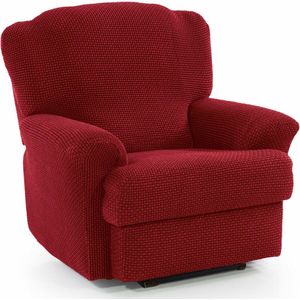SOFASKINS® Bankhoes voor relaxstoel, super elastisch, bankovertrek met uniek design, ademend en duurzaam, eenvoudig aan te brengen, maat 70-90 cm, rood