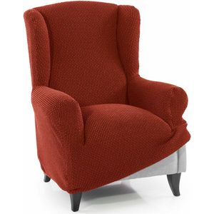 SOFASKINS® Bankhoes voor 1-zits, super elastisch, bankovertrek met uniek design, ademend, eenvoudig aan te brengen, maat 70-110 cm, donkeroranje
