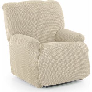 SOFASKINS® Bankhoes voor relaxstoel, super elastisch, bankovertrek met uniek design, ademend en duurzaam, eenvoudig aan te brengen, maat 70-90 cm, beige