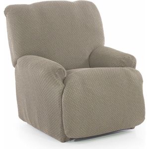 SOFASKINS® Super elastische relaxfauteuilhoes met exclusief design, ademend en duurzaam, eenvoudig te plaatsen bankhoes, 70-90 cm, linnenkleur