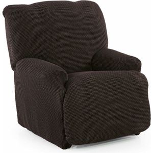 SOFASKINS® Bankhoes voor relaxstoel, super elastisch, bankovertrek met exclusief design, ademend en duurzaam, eenvoudig aan te brengen, maat 70-90 cm, bruin
