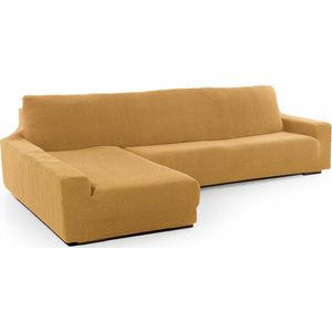 SOFASKINS® Super elastische chaise longue hoes, bankovertrek linker- lange armleuning, bankovertrek ademend, comfortabel en duurzaam, compatibele afmetingen van de bank (210-340 cm), kleur geel