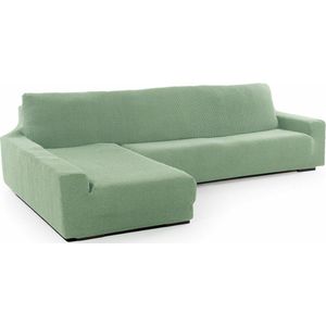 SOFASKINS® Super elastische chaise longue-hoes, bankovertrek linker, lange armleuning, ademend, comfortabel en duurzaam, compatibele afmetingen van de bank (210-340 cm), kleur turquoise