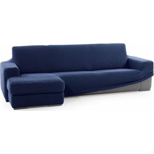 SOFASKINS® Super elastische bankhoes, korte linkerarmleuning, ademende bankhoes, comfortabel en duurzaam, compatibele bankmaat (210-340 cm), kleur marineblauw