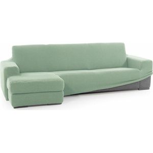 SOFASKINS® Super elastische chaise longue hoes, bankovertrek, korte linkerarmleuning, ademend, comfortabel en duurzaam, compatibele afmetingen van de bank (210-340 cm), kleur turquoise