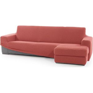 SOFASKINS® Super elastische bankhoes, korte rechte armleuning, ademende bankhoes, comfortabel en duurzaam, compatibele bankafmetingen (210-340 cm), koraalkleur