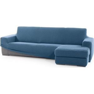 SOFASKINS® Super elastische bankhoes, korte rechte armleuning, ademende bankhoes, comfortabel en duurzaam, compatibele bankmaat (210-340 cm), kleur hemelsblauw